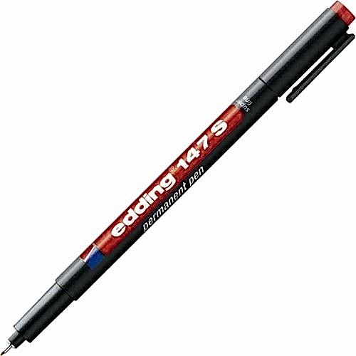 EDDİNG 147S KIRMIZI ASETAT KALEMİ
